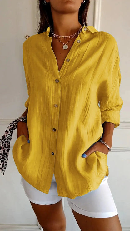 Plea Shirt | Classic Pleated, Plus Size 12