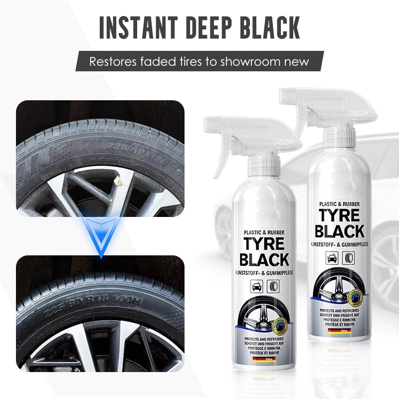 Plexi Tyre Shine Spray | Advanced Protection, Instant Black Finish 1