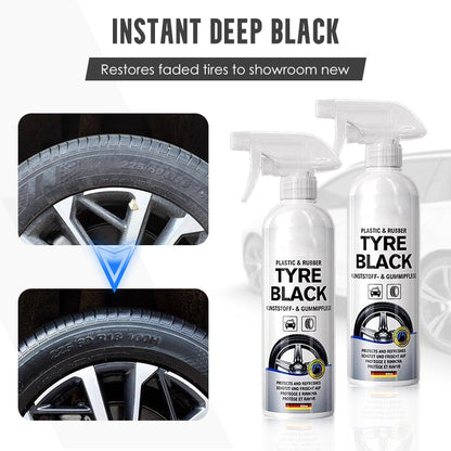 Plexi Tyre Shine Spray | Advanced Protection, Instant Black Finish 1