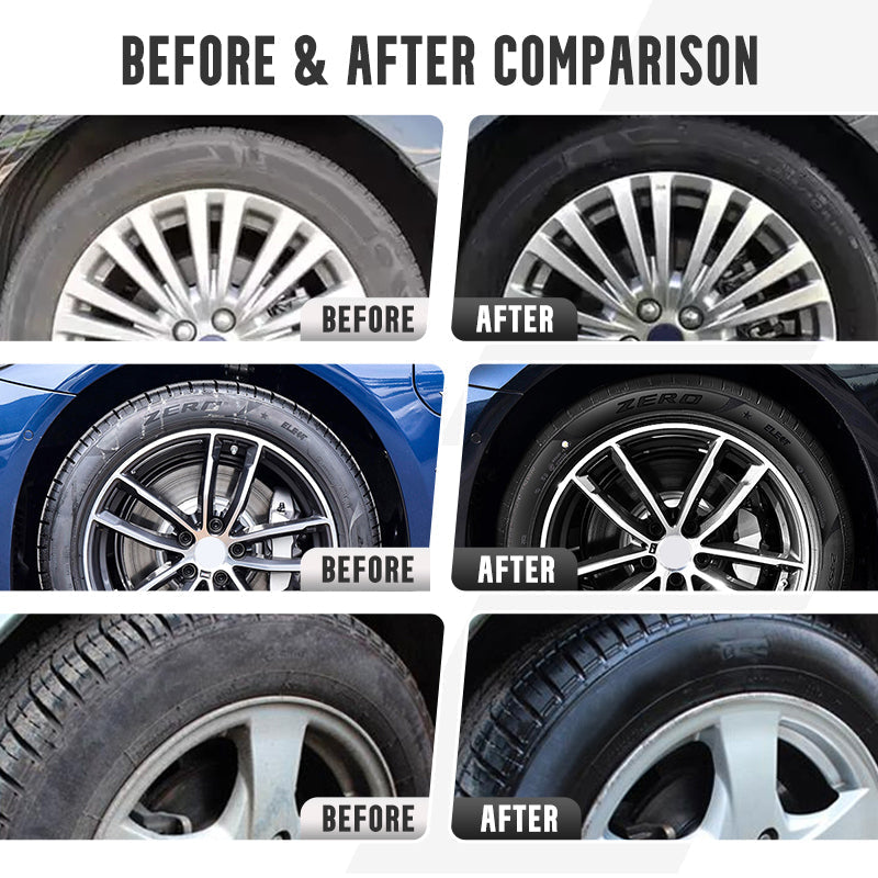 Plexi Tyre Shine Spray | Advanced Protection, Instant Black Finish 2