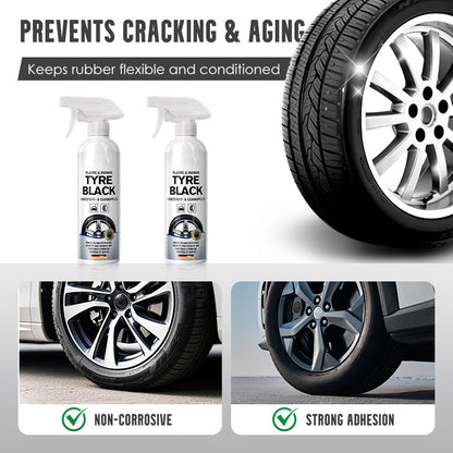 Plexi Tyre Shine Spray | Advanced Protection, Instant Black Finish 3