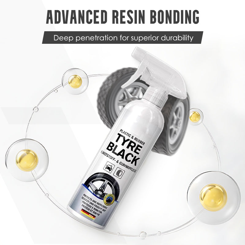 Plexi Tyre Shine Spray | Advanced Protection, Instant Black Finish 5