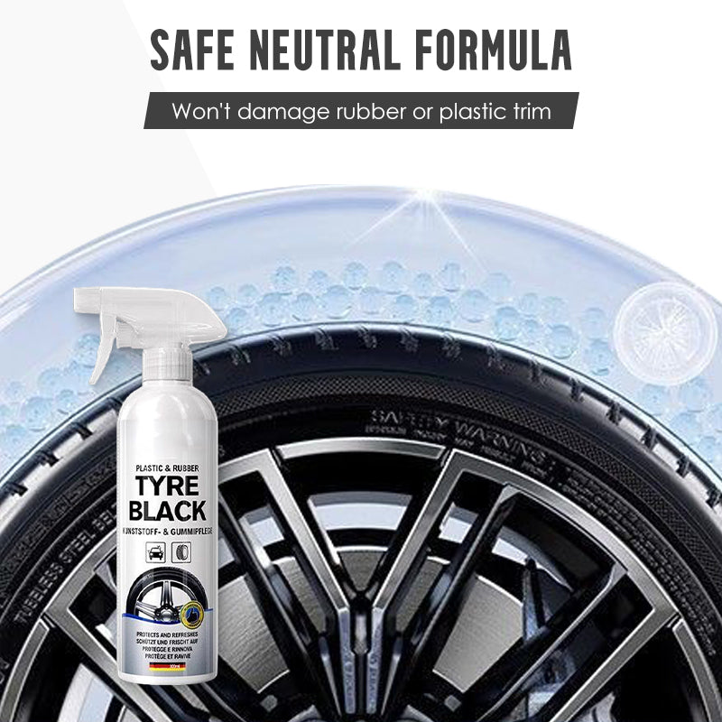 Plexi Tyre Shine Spray | Advanced Protection, Instant Black Finish 6