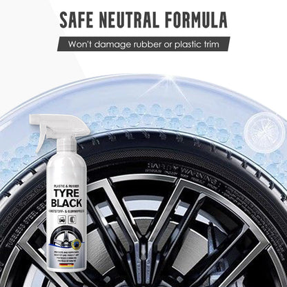 Plexi Tyre Shine Spray | Advanced Protection, Instant Black Finish 6