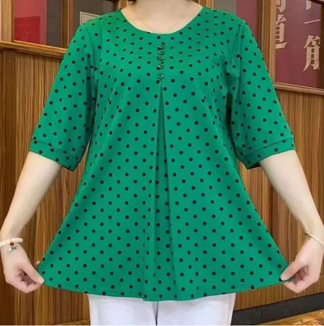 Pola Print Shirt | Elegant Polyester Design 3
