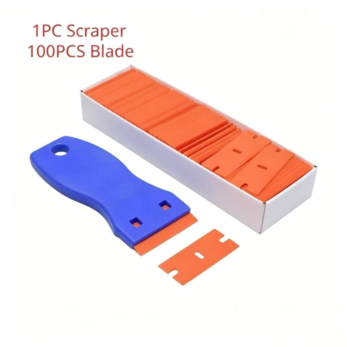 Primo Razor Blade Scraper | Durable Plastic, Ergonomic Handle