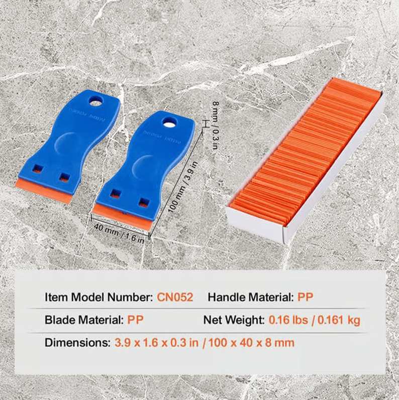 Primo Razor Blade Scraper | Durable Plastic, Ergonomic Handle 3