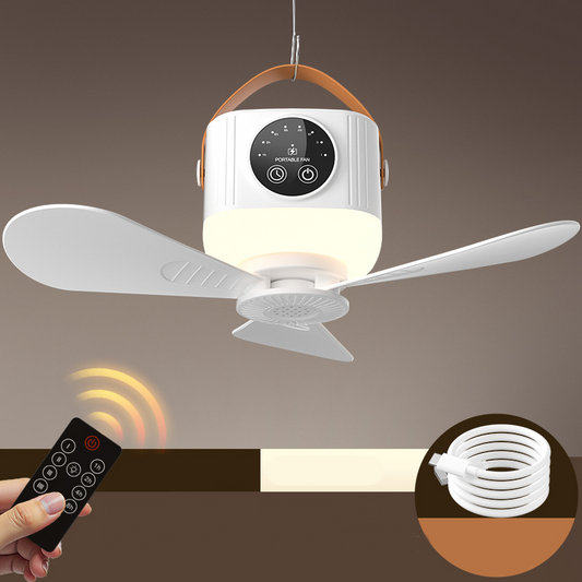 Pura Ceiling Fan | Remote Control, Adjustable LED Light 0