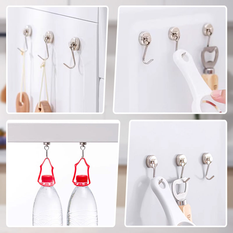 Pura Magnetic Hooks | Heavy-Duty, 360° Rotatable 7