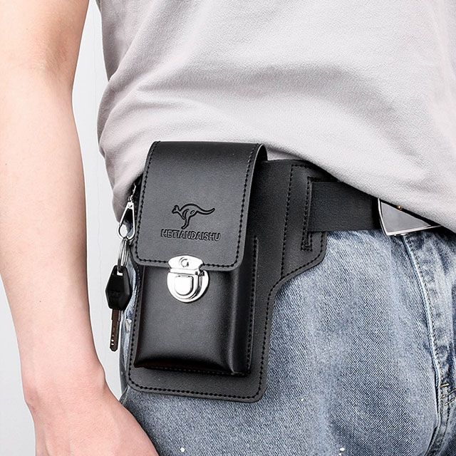 Pura Mobile Belt Bag | Waterproof, Durable PU Leather 2