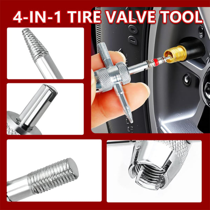 Raptor Tire Valve Tool Kit | Quick Change, Durable Metal Design 3