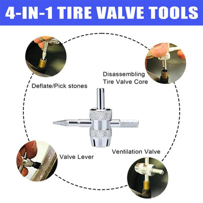 Raptor Tire Valve Tool Kit | Quick Change, Durable Metal Design 4