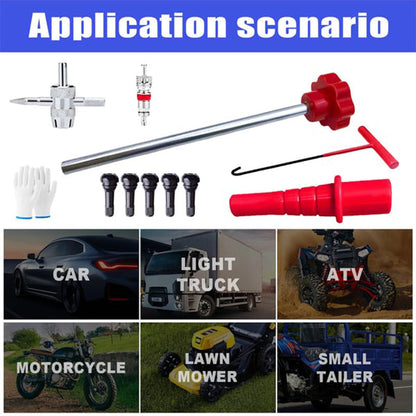 Raptor Tire Valve Tool Kit | Quick Change, Durable Metal Design 5