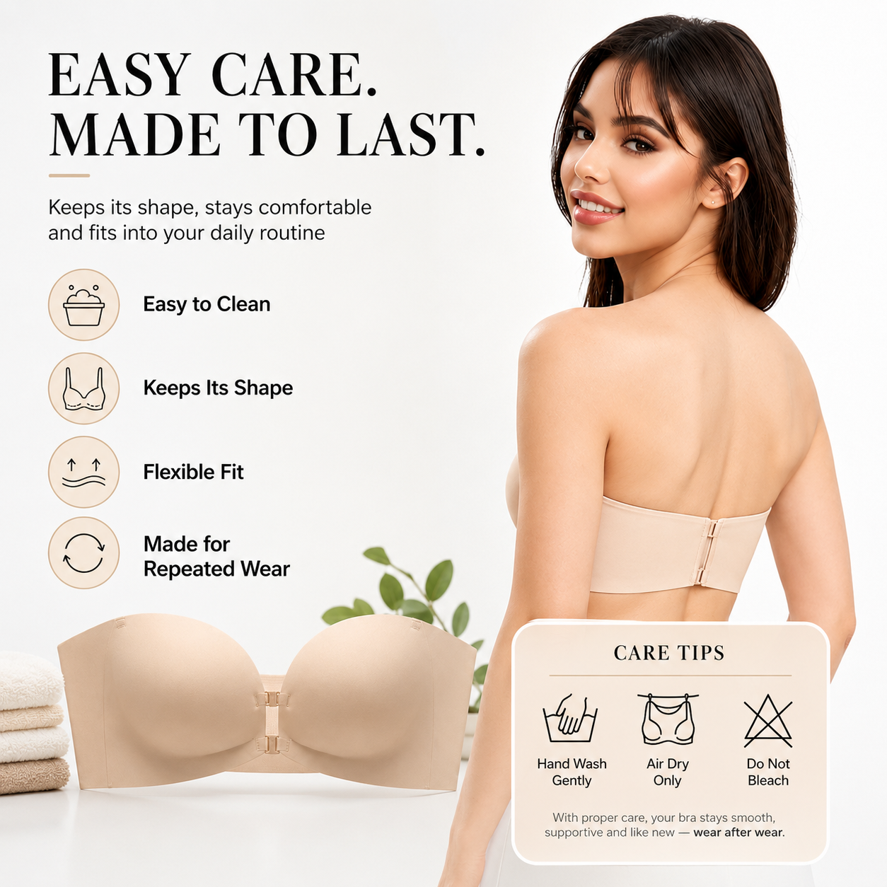 Rema Bra | Removable Straps, Wire-Free Comfort 8
