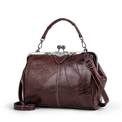 Retro Chic Clip Bag | Elegant PU Leather 5