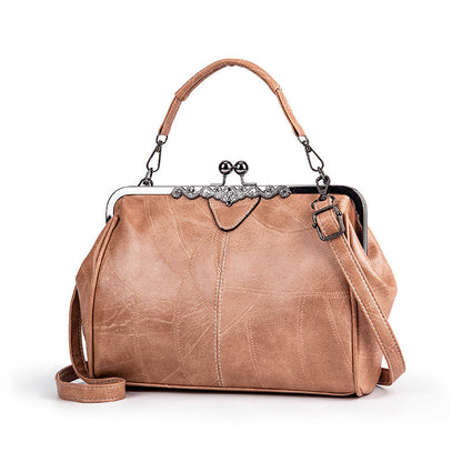 Retro Chic Clip Bag | Elegant PU Leather 8