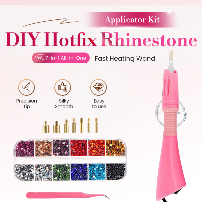 Rhinestone Sparkle Kit | 7-in-1 Hotfix Applicator Set 1