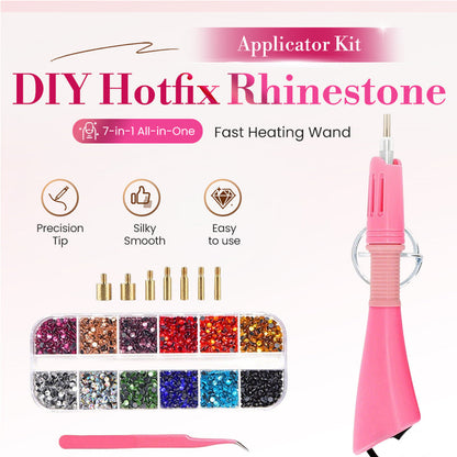 Rhinestone Sparkle Kit | 7-in-1 Hotfix Applicator Set 1
