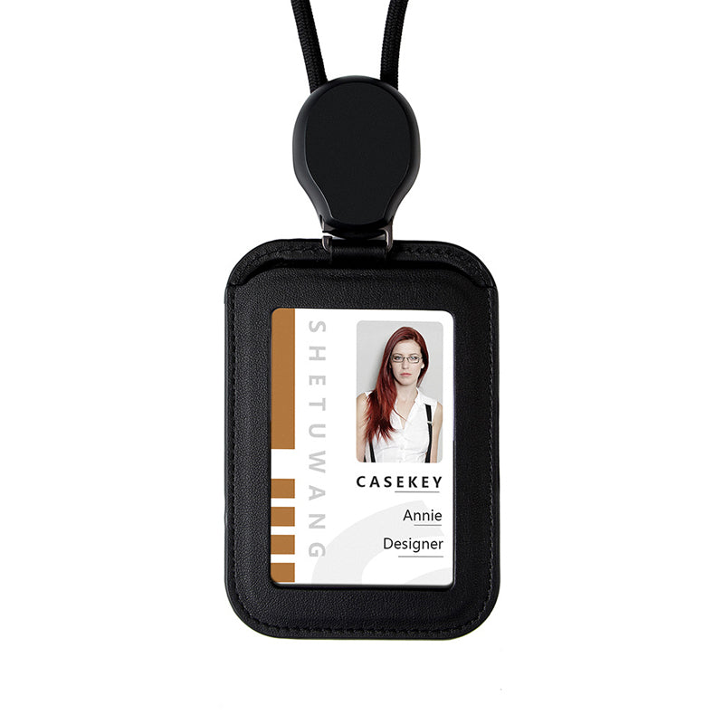 Porta Badge ID Rita | Retrattile con Cordino Confortevole