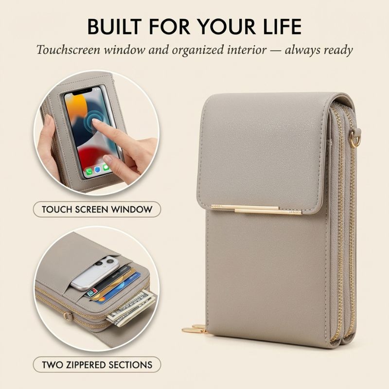 Rover Crossbody Bag | Touchscreen, RFID-Safe, Lightweight Design for Women 3