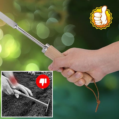 Rover Deep Root Weed Puller Tool | Stainless Steel, Ergonomic Handle 4