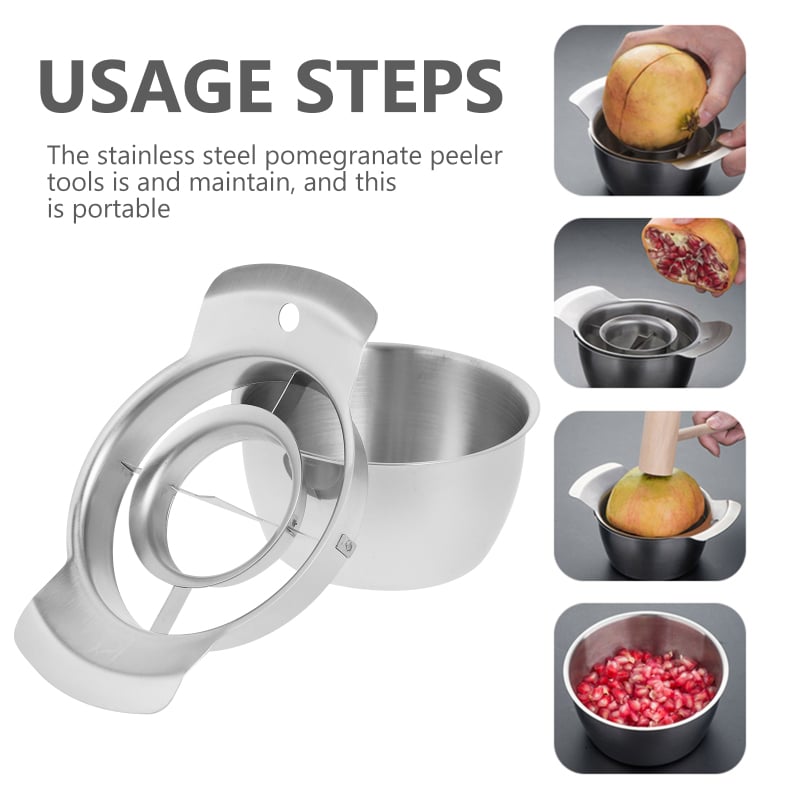 RubyPeel Pomegranate Tool | Premium Stainless Steel 5