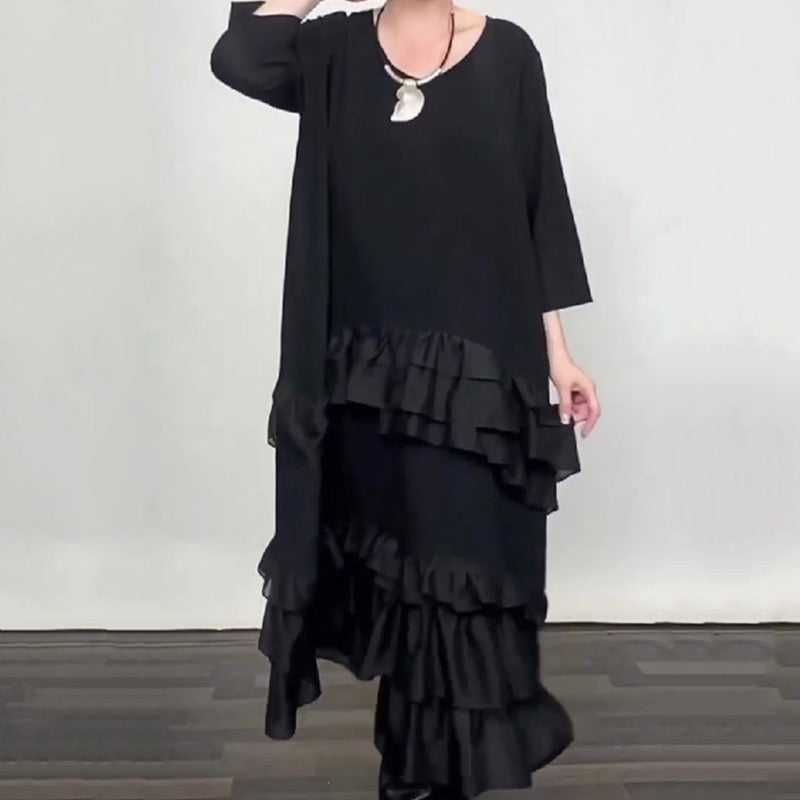 Ruffle Flowy Dress | Oversized, Lightweight