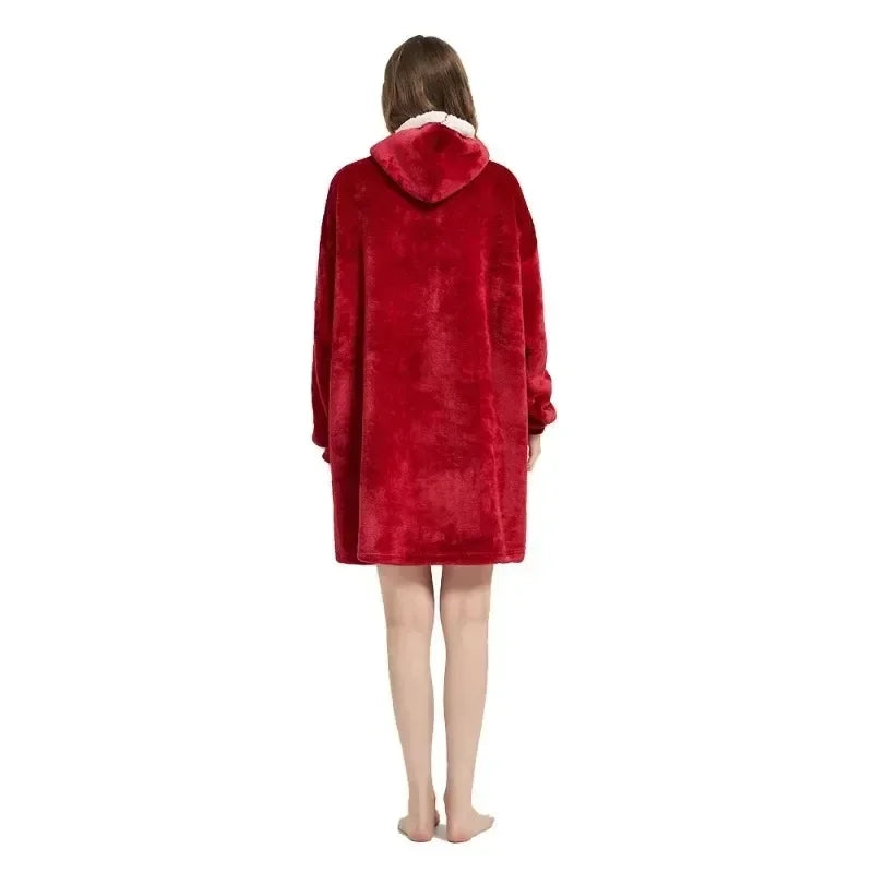 Oversized Fleece Blanket Hoodie 32$ TODAY ONLY