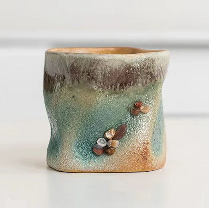 Seabreeze Stoneware Latte Cup