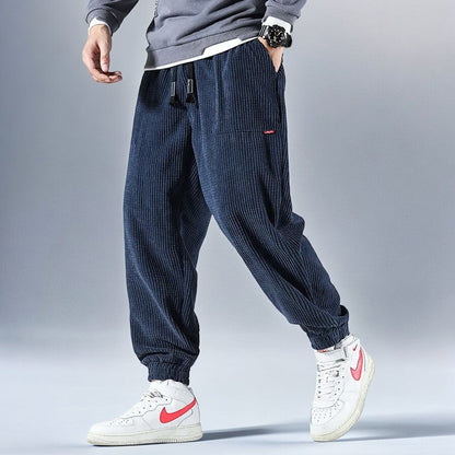 Lorian Corduroy Sweatpants — Soft Relaxed Fit Casual Pants
