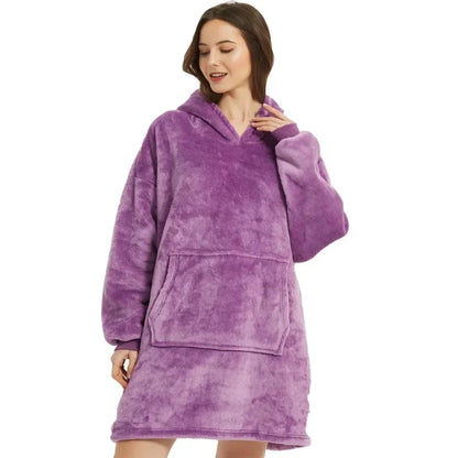 Oversized Fleece Blanket Hoodie 32$ TODAY ONLY