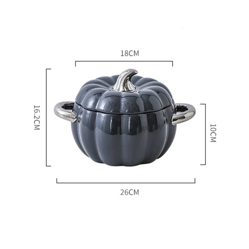 Farmhouse Pumpkin Ceramic Cookware