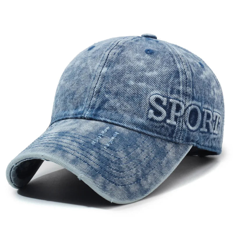 Rylan Cap — vintage-tyylinen farkkulippis säädettävällä istuvuudella