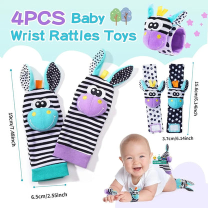 Rattle Socks & Wrist Straps For Babies 12$ TODAY ONLY