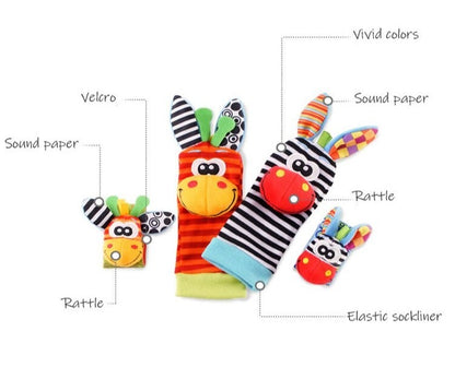 Rattle Socks & Wrist Straps For Babies 12$ TODAY ONLY