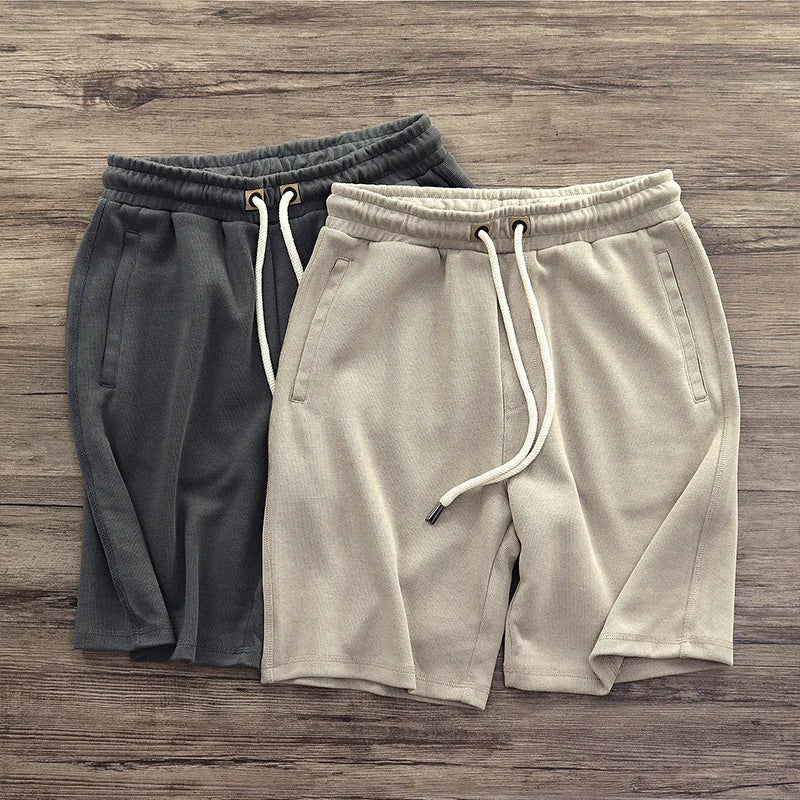 VentraActive — Breathable Knit Workout Shorts with Drawstring Waist