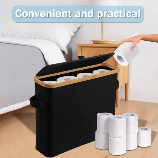 Toilet Paper Storage Basket Organizer