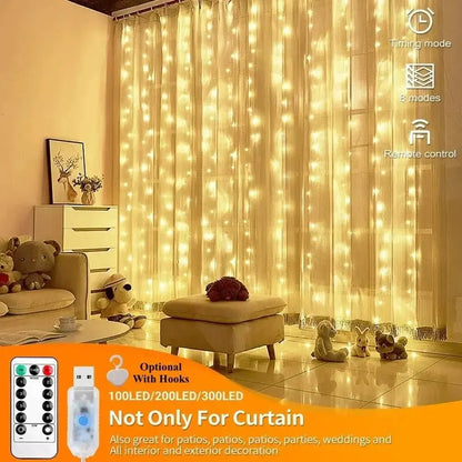 String Light Curtains 10$ TODAY ONLY