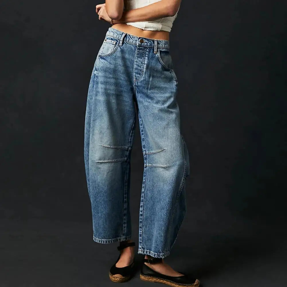 Liora Wide-Leg Jeans — Mid-Rise Stretch Denim for Casual Comfort