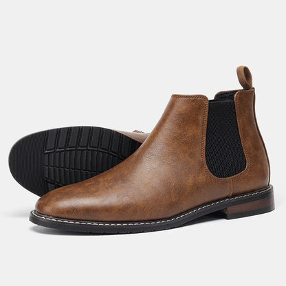 Germano Genuine Leather Chelsea Boots