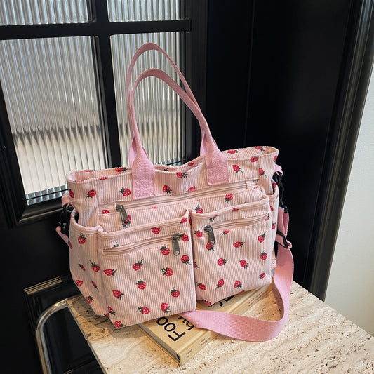 Corduroy Tote Bag