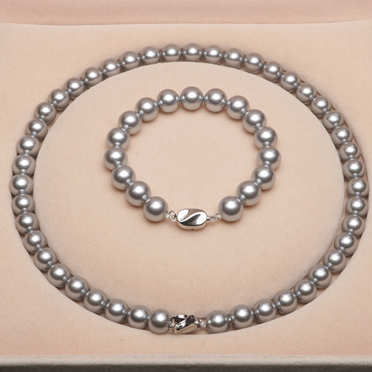LuxeVera™ Pearl Necklace — Command Every Room with Timeless, Hypnotic Shine