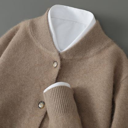 Cashmere Button-Up Sweater™ — Glide Through Cold Days Wrapped in Featherlight Luxury and Effortless Style