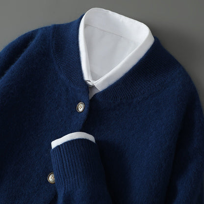 Cashmere Button-Up Sweater™ — Glide Through Cold Days Wrapped in Featherlight Luxury and Effortless Style