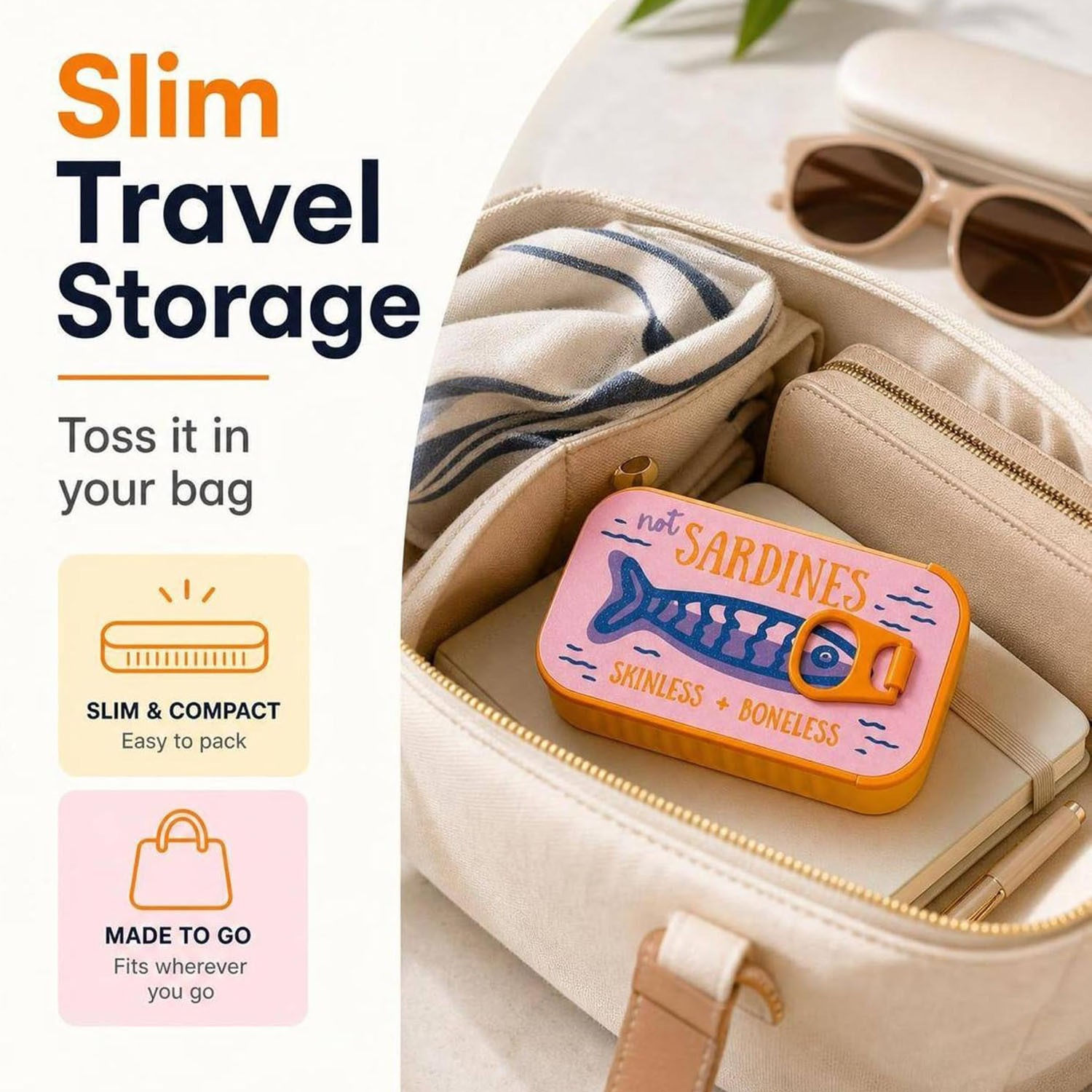 Sable Travel Jewelry Case | Compact Organizer for Rings and Earrings 1
