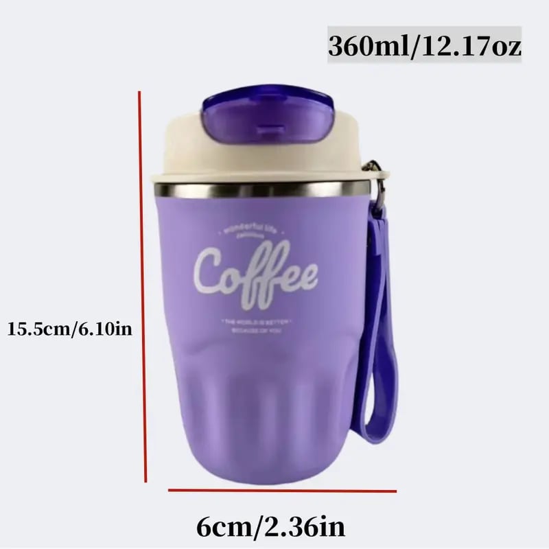 SavorGuard Coffee Flask | Insulated, Portable Design 8