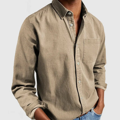 SorenTex Shirt — Textured Cotton Button-Up with Tailored Fit