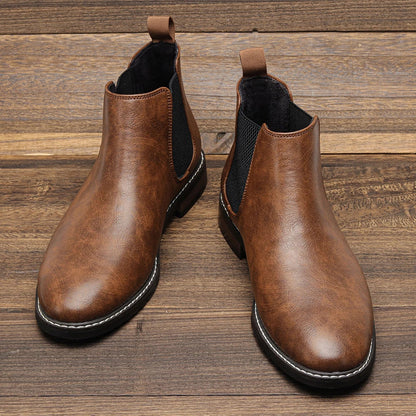 Germano Genuine Leather Chelsea Boots