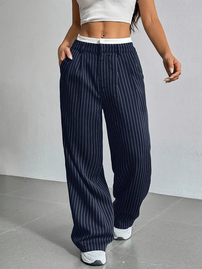 PinstripePower™ — Sculpt Your Curves and Command Every Room with Effortless Style