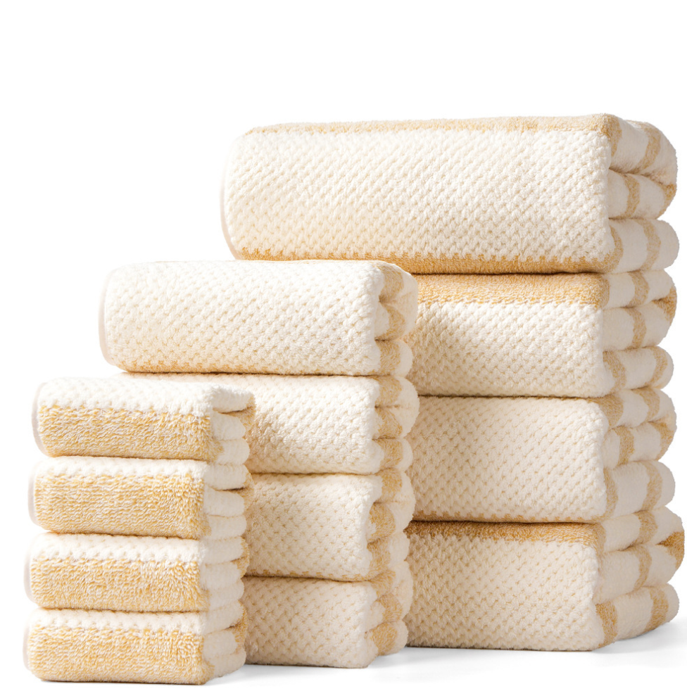 Velora Plush Bath Towels — Soft, Absorbent Coral Velvet Set